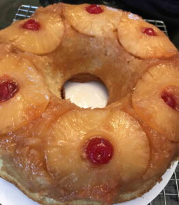 Pineapple Upside Down Pound Cake